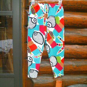 Vintage Passports of Pier 1 Imports Cotton Tropical Beach Pants Size M?